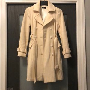 Beautiful cream/ivory/white Wool coat